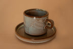 Fired Earth Cup and Saucer