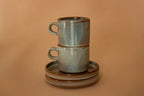 Fired Earth Cup and Saucer